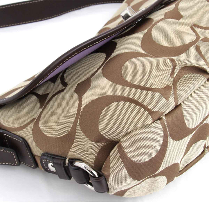 『USED』 
COACH コーチ 
 F15171 ショルダーバッグ 
キャンバス ブラウン