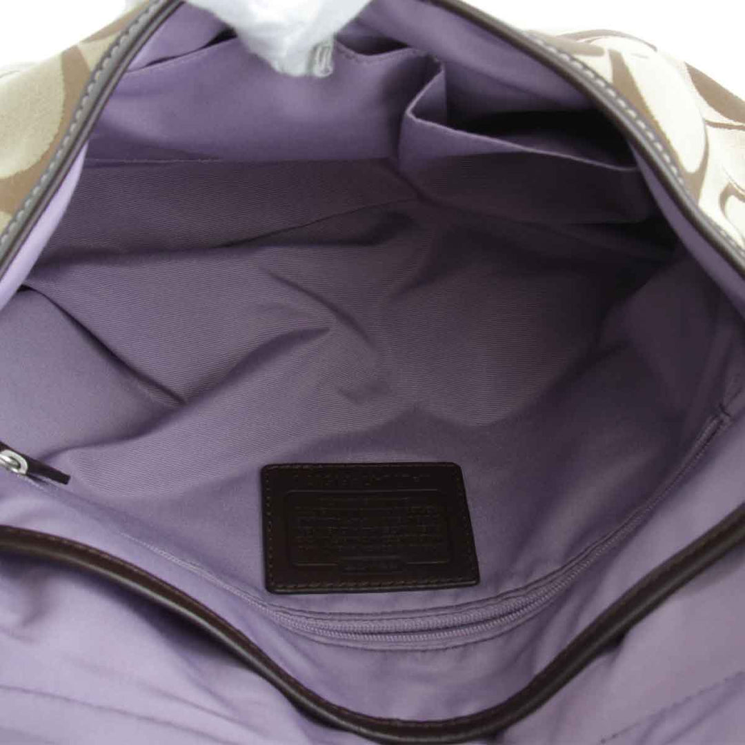 『USED』 
COACH コーチ 
 F15171 ショルダーバッグ 
キャンバス ブラウン