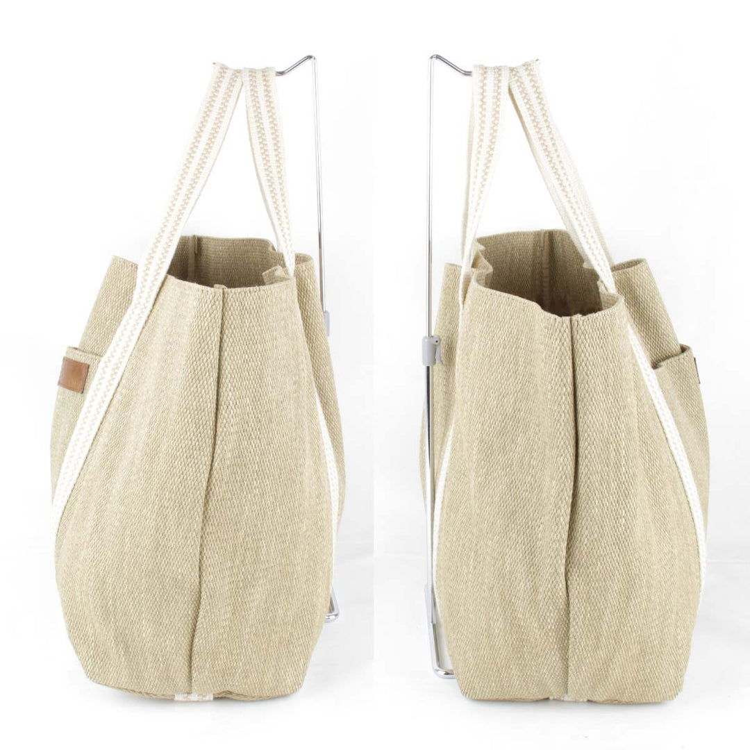 良品『USED』 
Chloe クロエ 
 トートバッグ 
レーヨン/コットン  ベージュ
