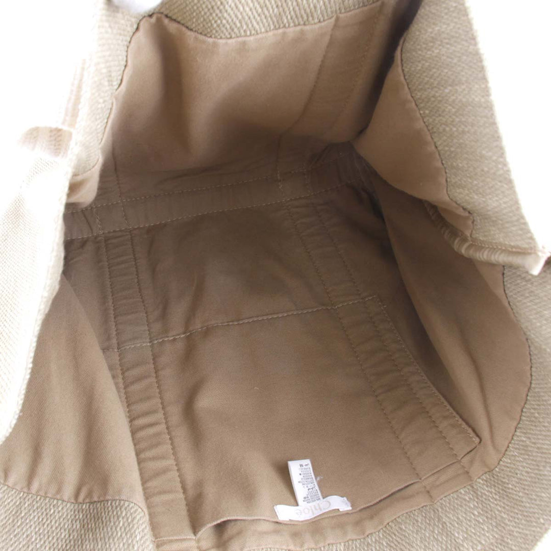 良品『USED』 
Chloe クロエ 
 トートバッグ 
レーヨン/コットン  ベージュ