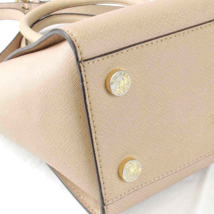 『USED』 
Michael Kors マイケルコース 
 2WAYバッグ ショルダーバッグ 
レザー ベージュ