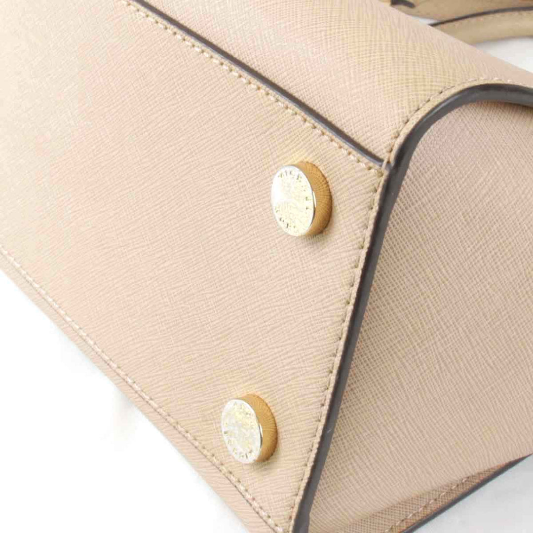 『USED』 
Michael Kors マイケルコース 
 2WAYバッグ ショルダーバッグ 
レザー ベージュ