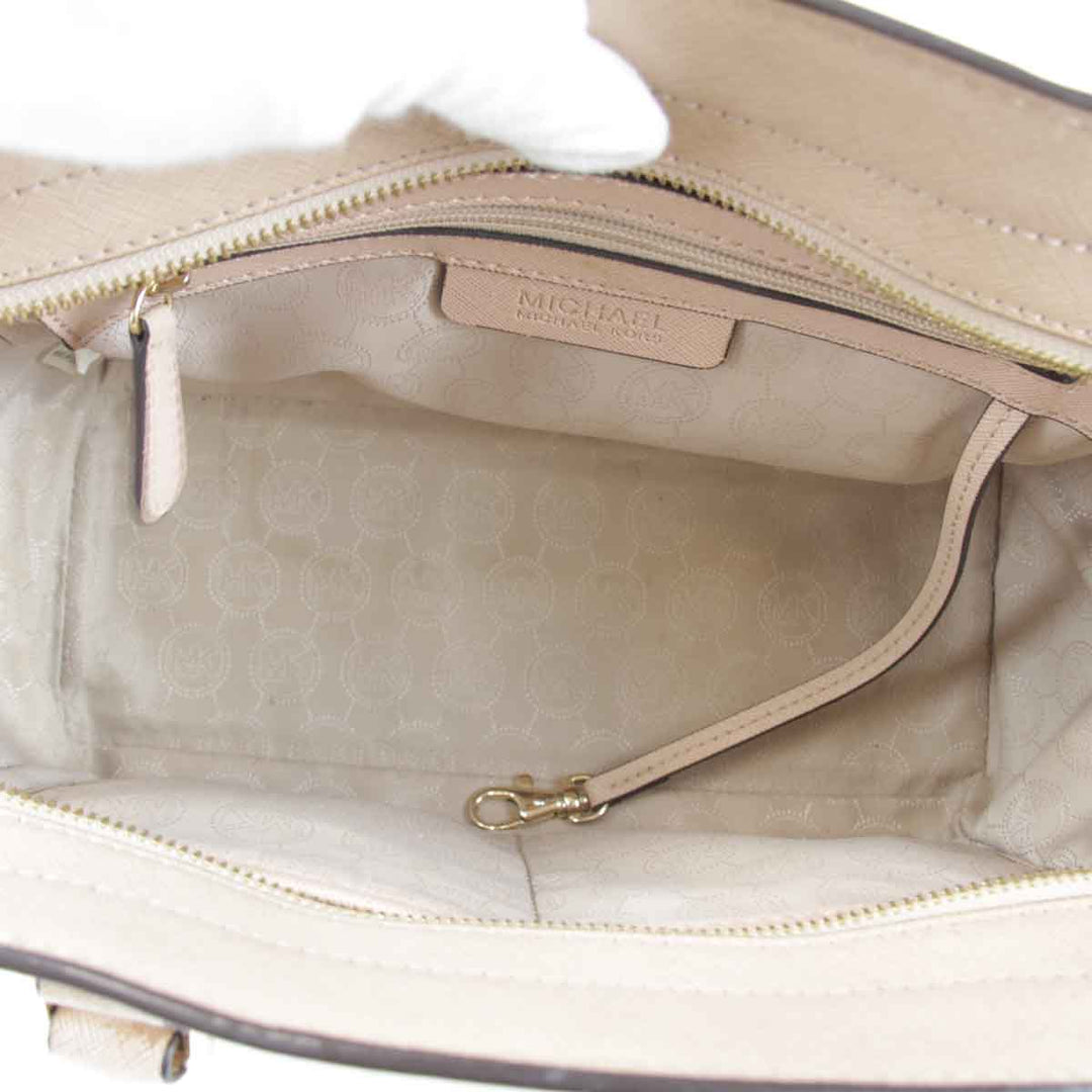 『USED』 
Michael Kors マイケルコース 
 2WAYバッグ ショルダーバッグ 
レザー ベージュ