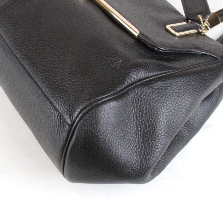 美品『USED』 
COACH コーチ 
 25169 ショルダーバッグ 
レザー ブラック