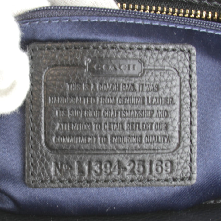 美品『USED』 
COACH コーチ 
 25169 ショルダーバッグ 
レザー ブラック