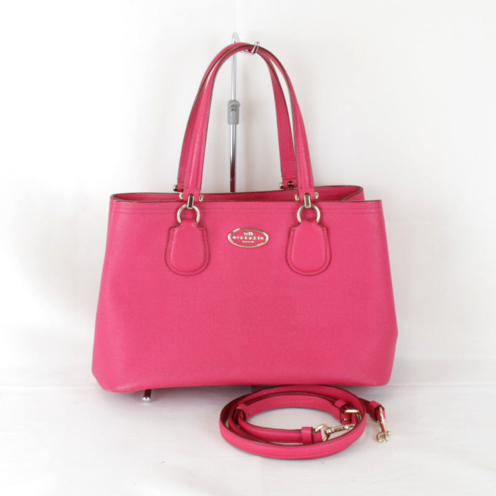 『USED』 
COACH コーチ 
 34563 ショルダーバッグ 
レザー ピンク