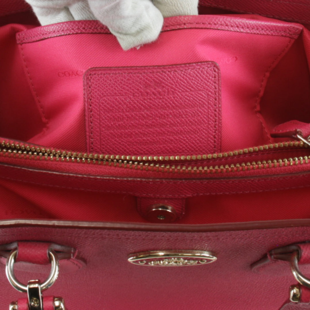 『USED』 
COACH コーチ 
 34563 ショルダーバッグ 
レザー ピンク