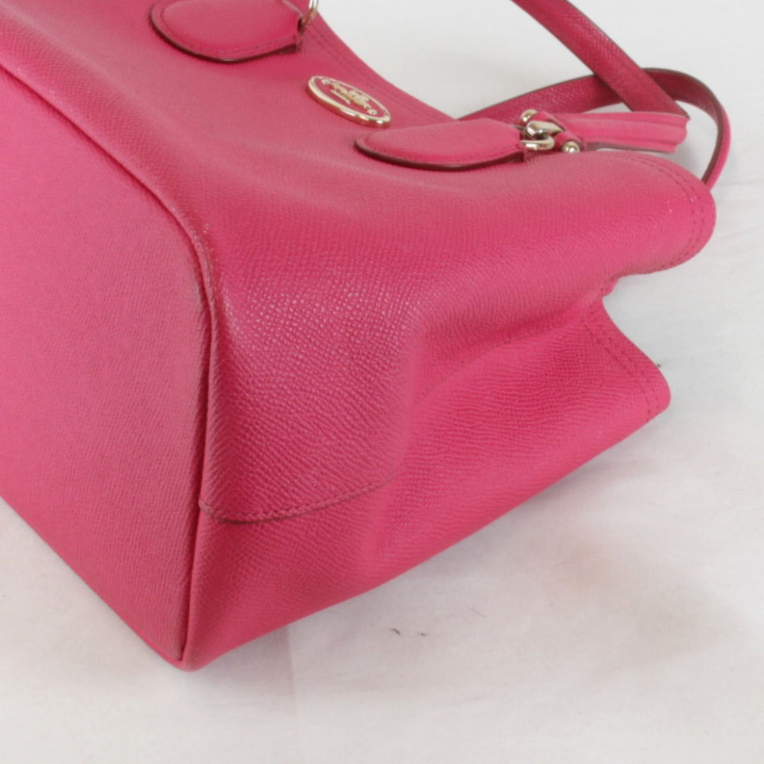 『USED』 
COACH コーチ 
 34563 ショルダーバッグ 
レザー ピンク