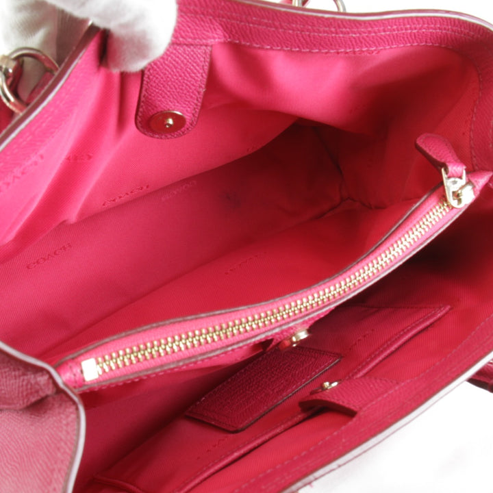 『USED』 
COACH コーチ 
 34563 ショルダーバッグ 
レザー ピンク