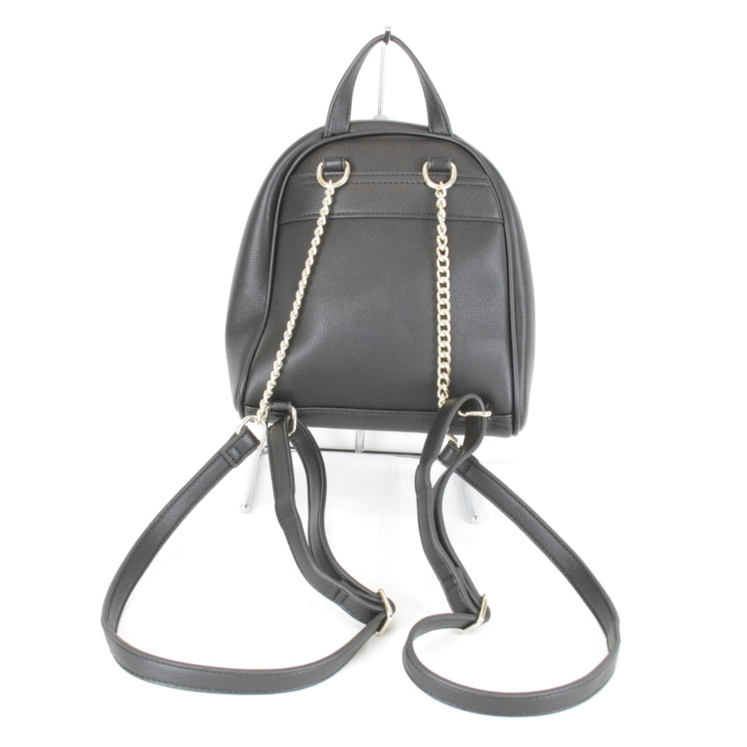 良品『USED』 
MARY QUANT マリークヮント 
 デイジー チェーンミニリュック リュック・デイパック 
レザー ブラック