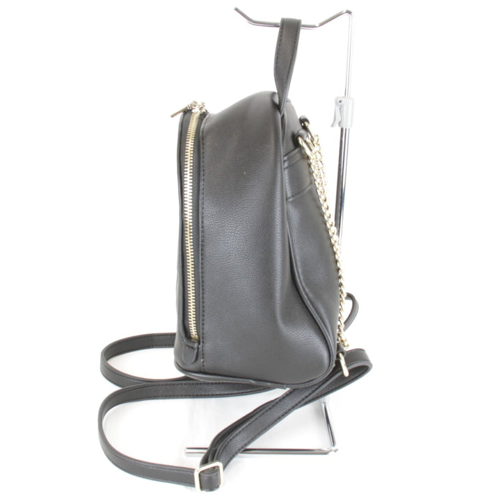 良品『USED』 
MARY QUANT マリークヮント 
 デイジー チェーンミニリュック リュック・デイパック 
レザー ブラック
