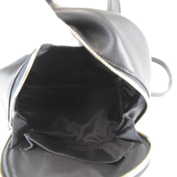 良品『USED』 
MARY QUANT マリークヮント 
 デイジー チェーンミニリュック リュック・デイパック 
レザー ブラック
