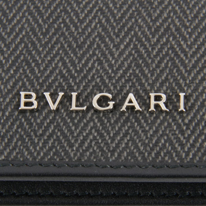 美品『USED』 
BVLGARI ブルガリ 
 カードケース 
PVC ブラック