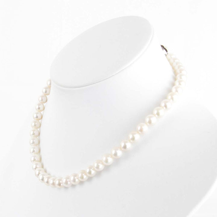 良品『USED』 K14WG/パール 
ネックレス