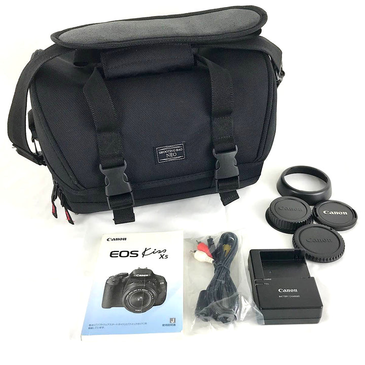 『USED美品』 
canon キャノン 
 EOS Kiss X5 デジタル一眼レフ カメラ 
 ブラック