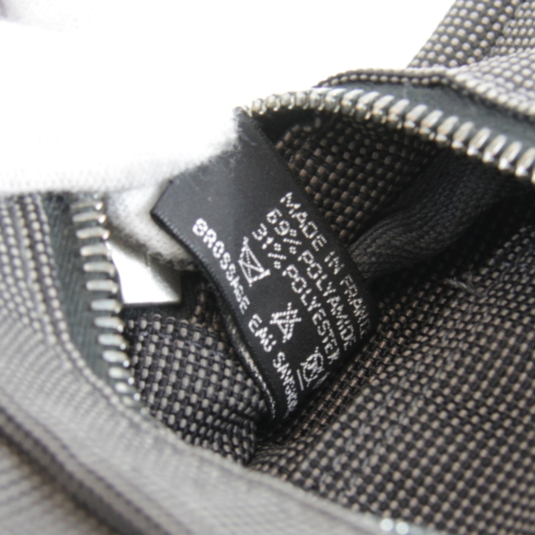 良品『USED』 
HERMES エルメス 
 エールラインPM ハンドバッグ 
キャンバス グレー