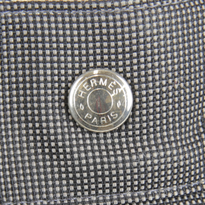 良品『USED』 
HERMES エルメス 
 エールラインPM ハンドバッグ 
キャンバス グレー