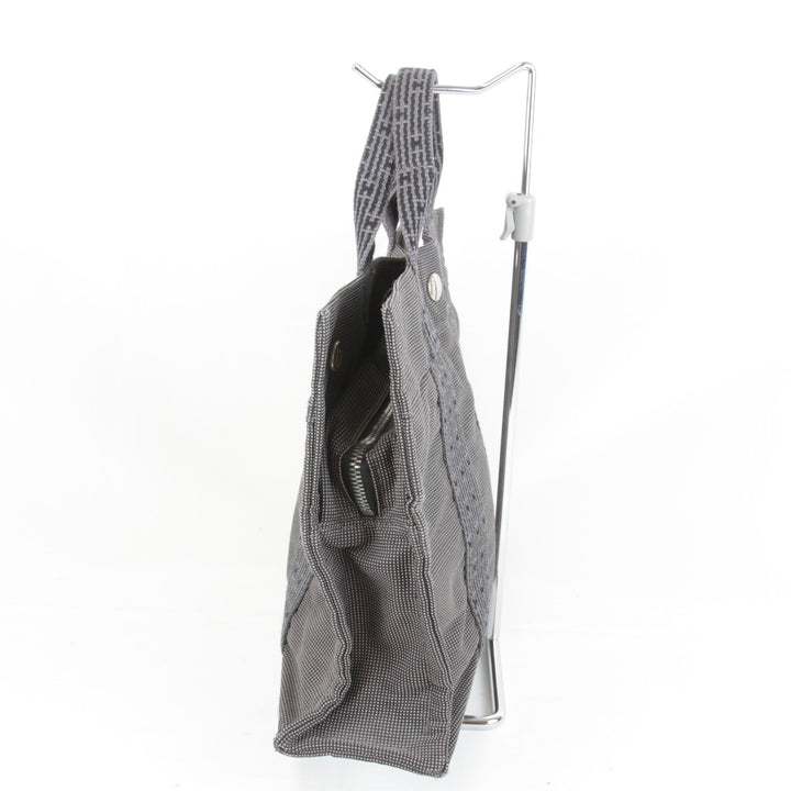 良品『USED』 
HERMES エルメス 
 エールラインPM ハンドバッグ 
キャンバス グレー