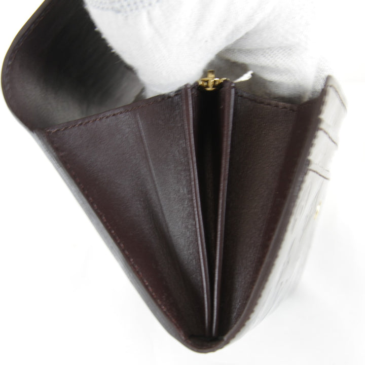 良品『USED』 
LOUIS VUITTON ルイ・ヴィトン 
 ポルトフォイユ・サラ M91521/TH4069 長財布 
パテントレザー ワインレッド