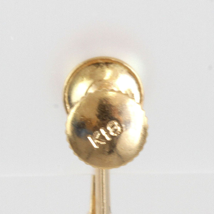 美品『USED』 K18/パール 
イヤリング
 3.6g