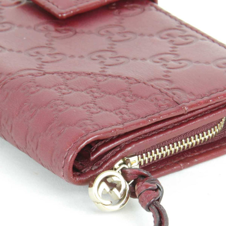 良品『USED』 
GUCCI グッチ 
 323398 4276 長財布 
レザー ボルドー