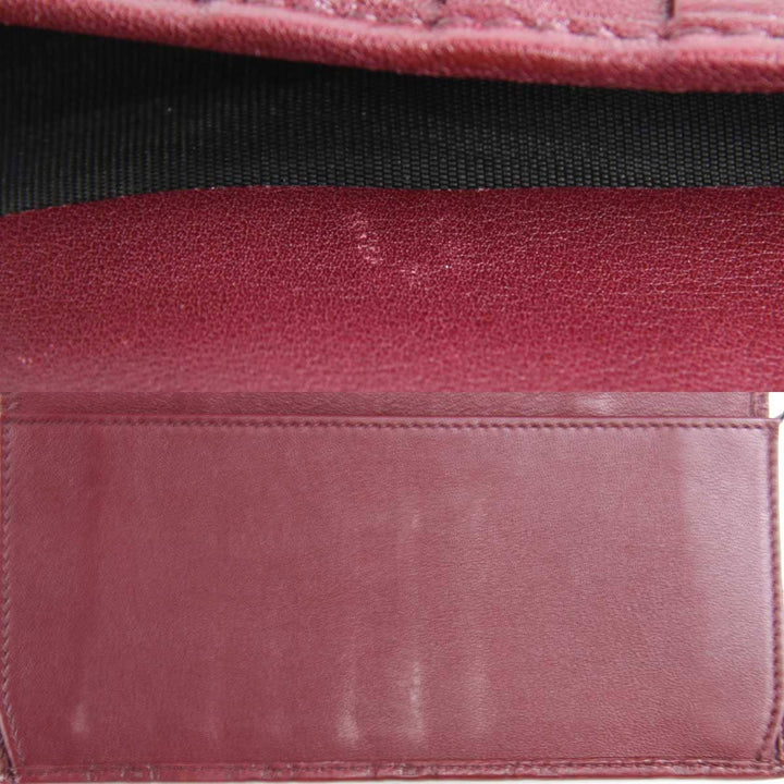 良品『USED』 
GUCCI グッチ 
 323398 4276 長財布 
レザー ボルドー
