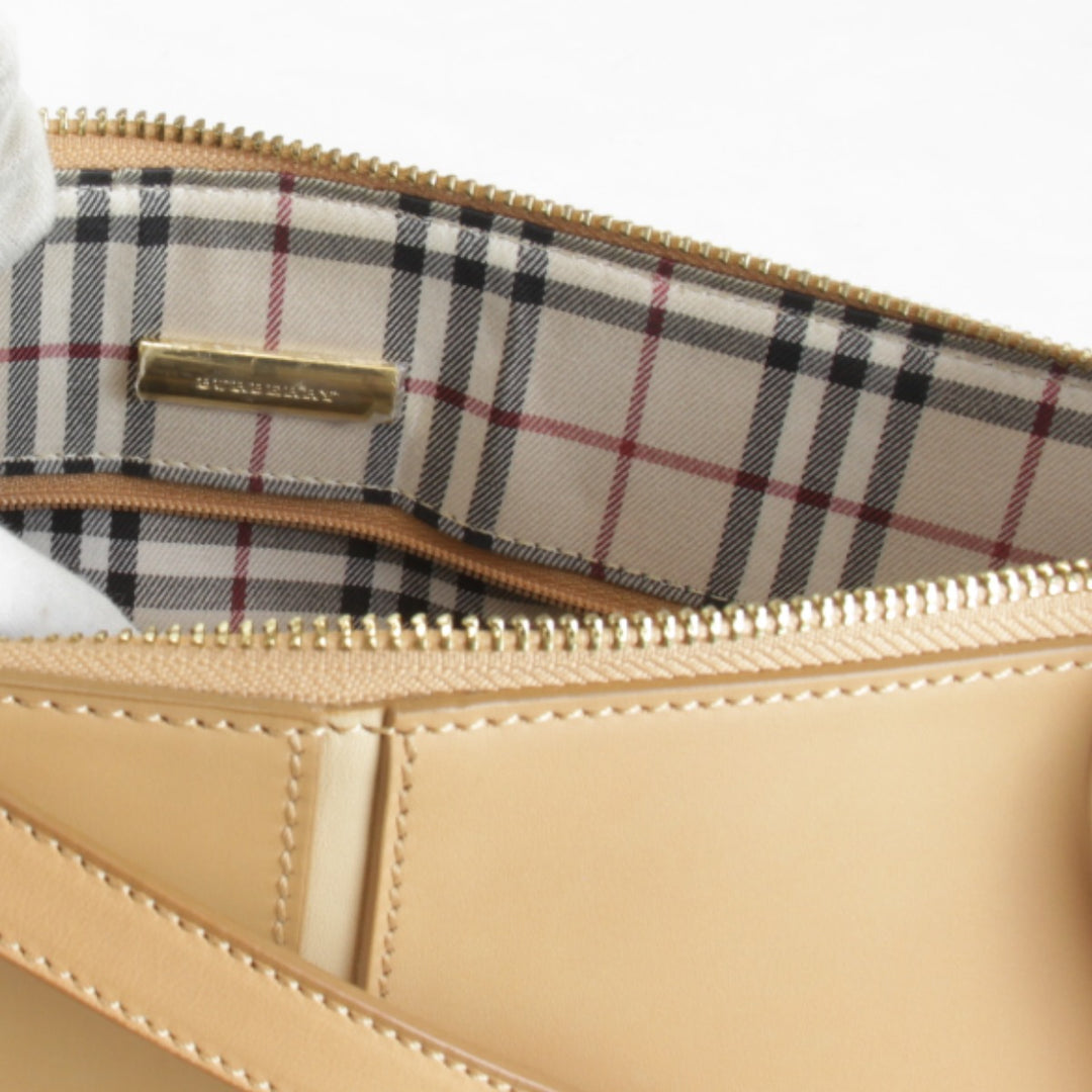 良品『USED』 
BURBERRY バーバリー 
 ワンショルダー ショルダーバッグ 
レザー ブラウン