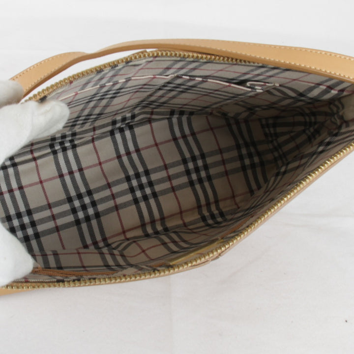 良品『USED』 
BURBERRY バーバリー 
 ワンショルダー ショルダーバッグ 
レザー ブラウン