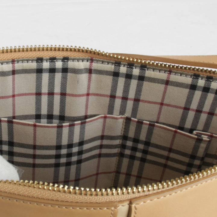 良品『USED』 
BURBERRY バーバリー 
 ワンショルダー ショルダーバッグ 
レザー ブラウン