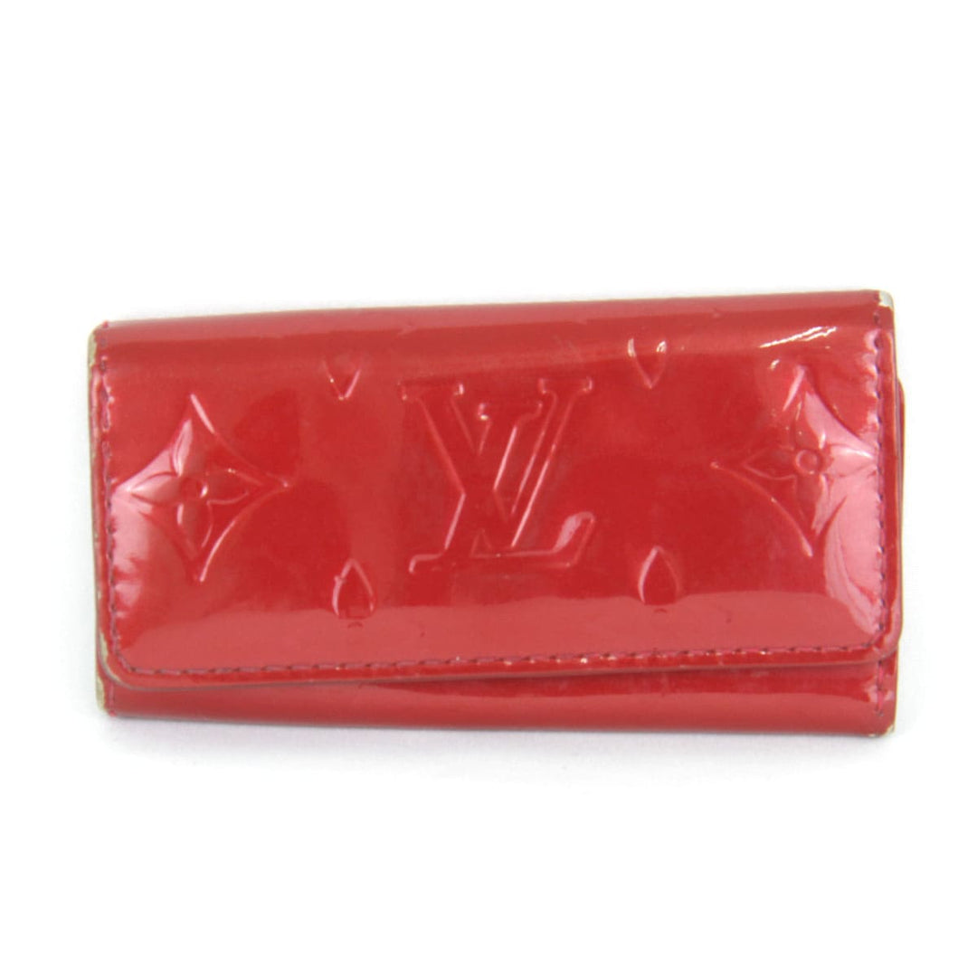 『USED』 
LOUIS VUITTON ルイ・ヴィトン 
 ヴェルニ ミュルティクレ4 M91976 キーケース 
モノグラムヴェルニ レッド