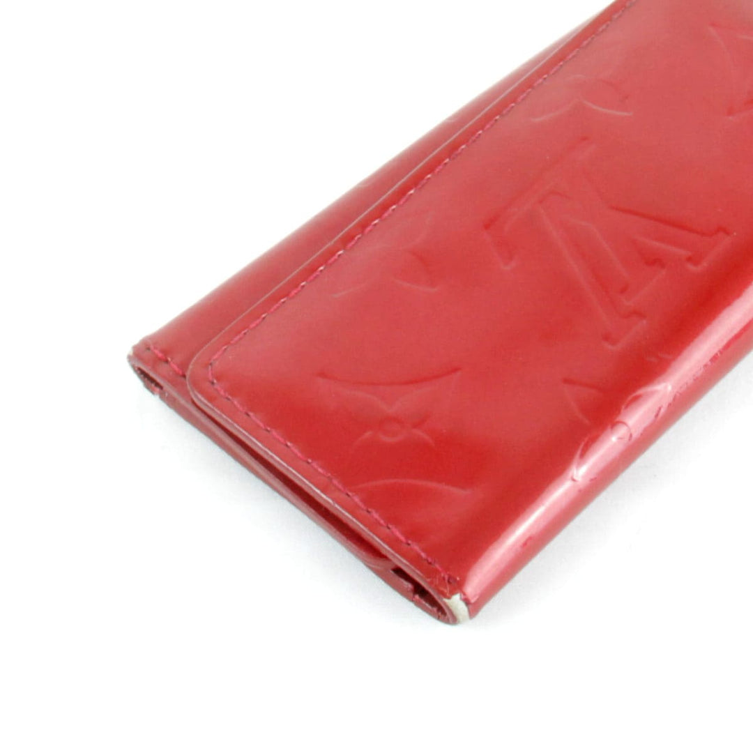 『USED』 
LOUIS VUITTON ルイ・ヴィトン 
 ヴェルニ ミュルティクレ4 M91976 キーケース 
モノグラムヴェルニ レッド