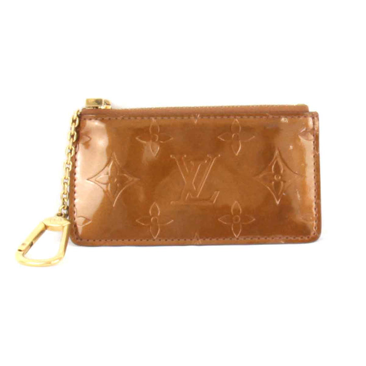良品『USED』 
LOUIS VUITTON ルイ・ヴィトン 
 ポシェットクレ CA0053 キーケース 
モノグラムヴェルニ ブラウン