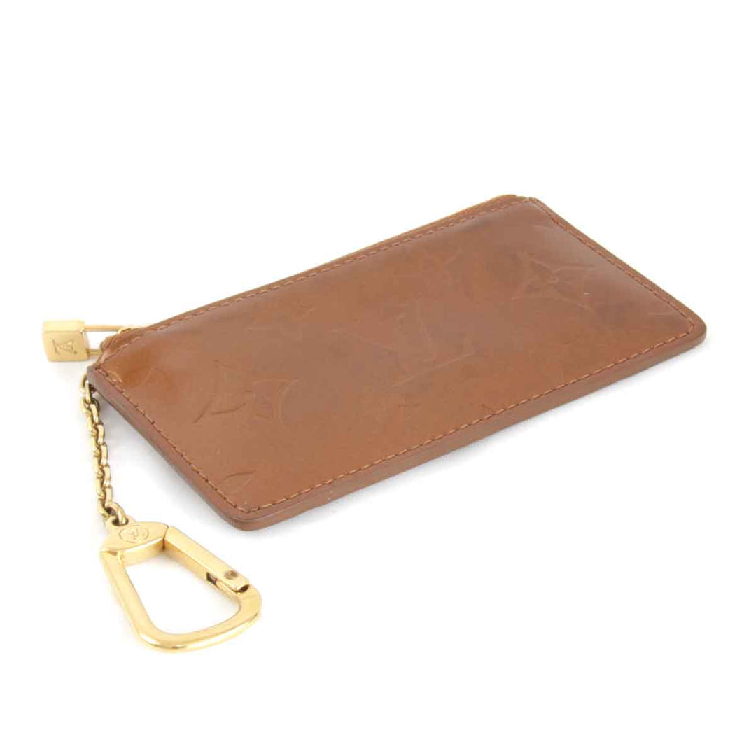 良品『USED』 
LOUIS VUITTON ルイ・ヴィトン 
 ポシェットクレ CA0053 キーケース 
モノグラムヴェルニ ブラウン