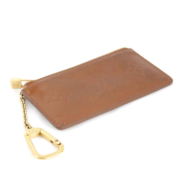 良品『USED』 
LOUIS VUITTON ルイ・ヴィトン 
 ポシェットクレ CA0053 キーケース 
モノグラムヴェルニ ブラウン