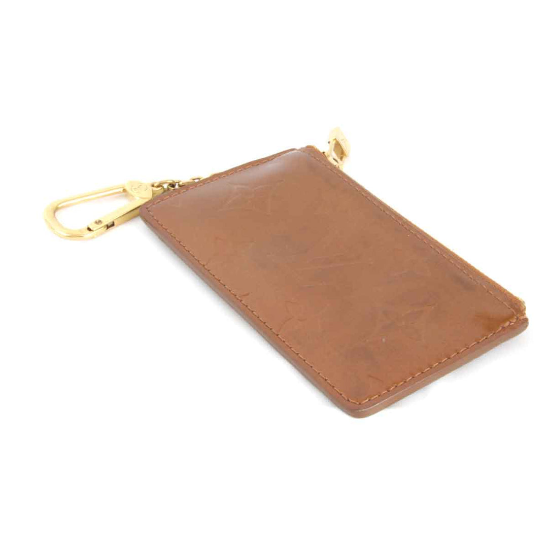 良品『USED』 
LOUIS VUITTON ルイ・ヴィトン 
 ポシェットクレ CA0053 キーケース 
モノグラムヴェルニ ブラウン
