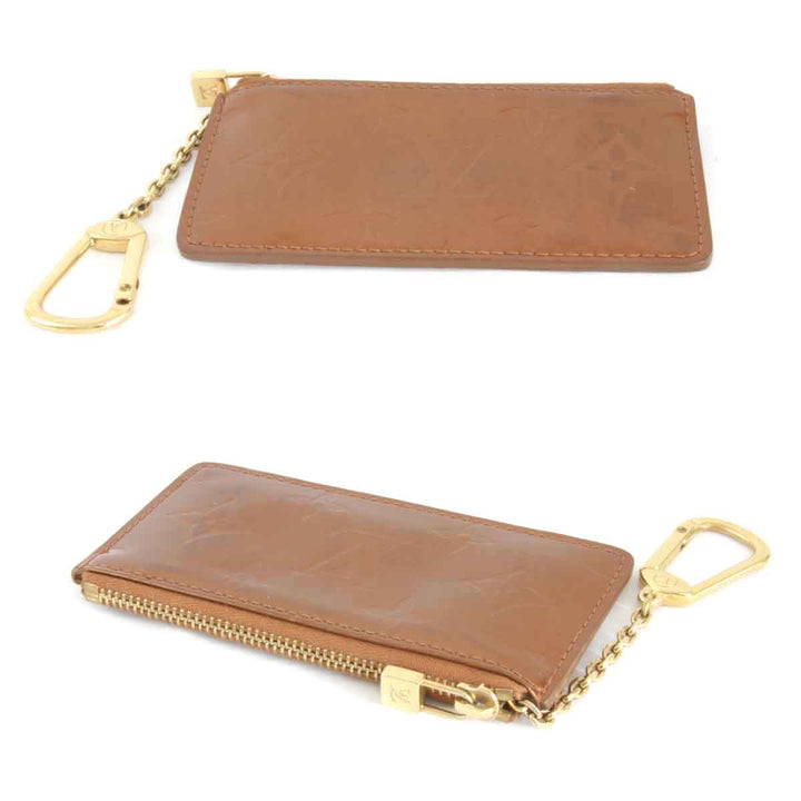 良品『USED』 
LOUIS VUITTON ルイ・ヴィトン 
 ポシェットクレ CA0053 キーケース 
モノグラムヴェルニ ブラウン