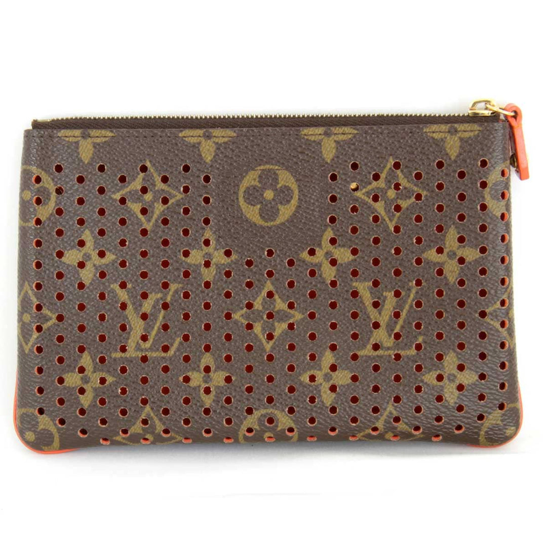美品『USED』 
LOUIS VUITTON ルイ・ヴィトン 
 ポシェットプラット M95187 ポーチ 
モノグラムペルフォ モノグラム