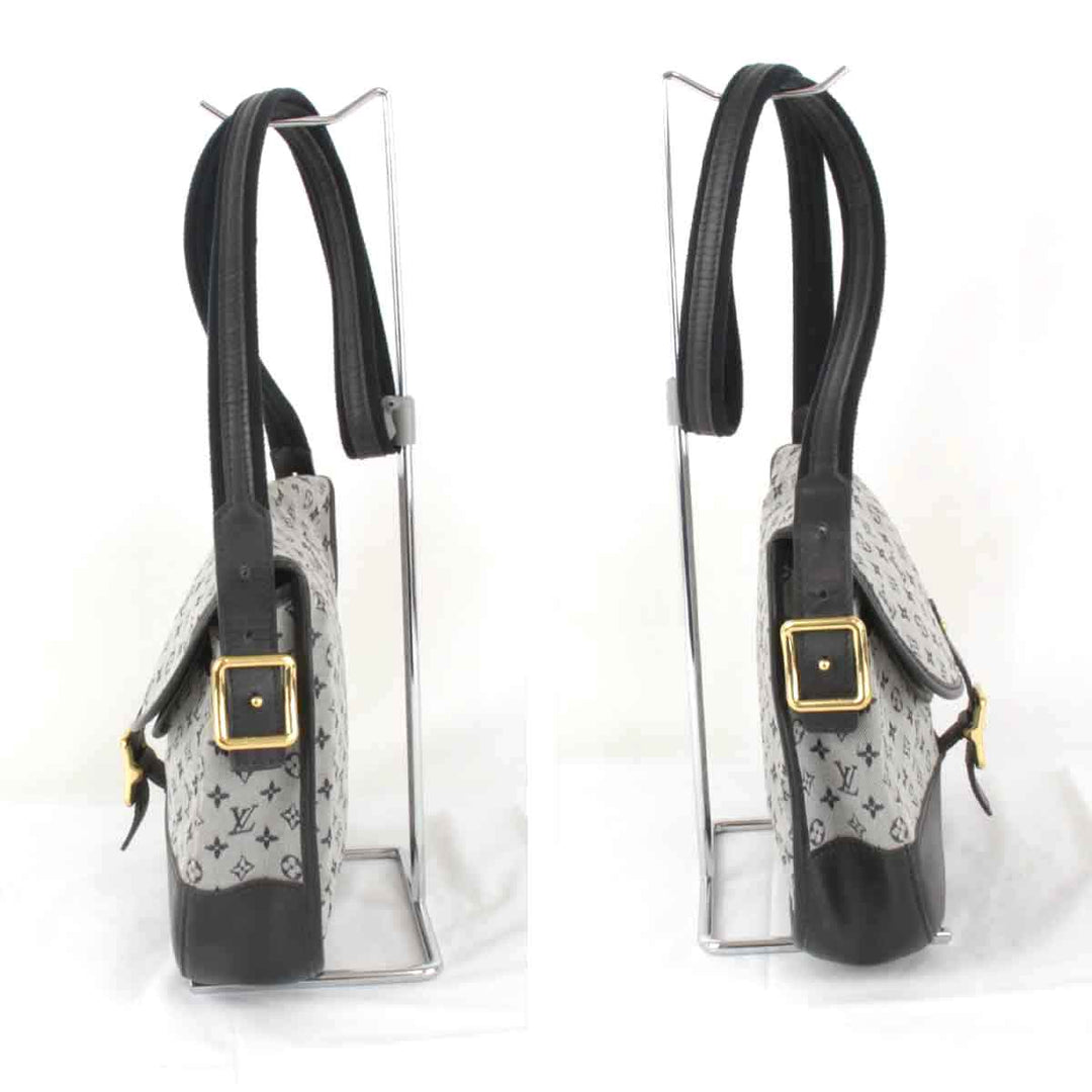 『USED』 
LOUIS VUITTON ルイ・ヴィトン 
 ベランジェール M92670 ショルダーバッグ 
モノグラムミニキャンバス ブルーグレー