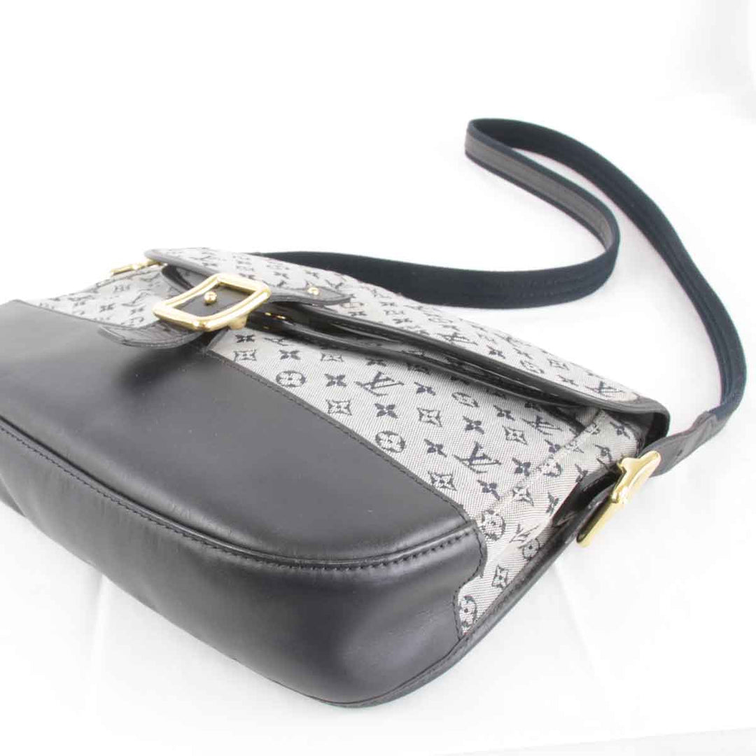 『USED』 
LOUIS VUITTON ルイ・ヴィトン 
 ベランジェール M92670 ショルダーバッグ 
モノグラムミニキャンバス ブルーグレー