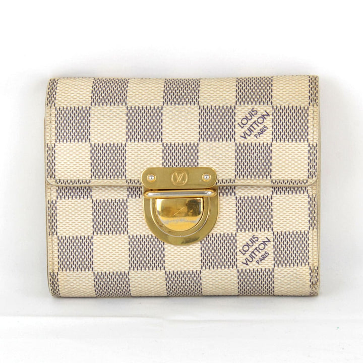 『USED』 
LOUIS VUITTON ルイ・ヴィトン 
 ポルトフォイユ・コアラ N60013 二つ折り財布 
ダミエアズールキャンバス ダミエアズール