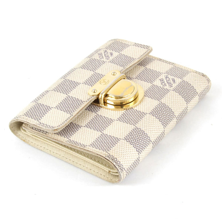 『USED』 
LOUIS VUITTON ルイ・ヴィトン 
 ポルトフォイユ・コアラ N60013 二つ折り財布 
ダミエアズールキャンバス ダミエアズール