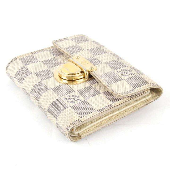 『USED』 
LOUIS VUITTON ルイ・ヴィトン 
 ポルトフォイユ・コアラ N60013 二つ折り財布 
ダミエアズールキャンバス ダミエアズール