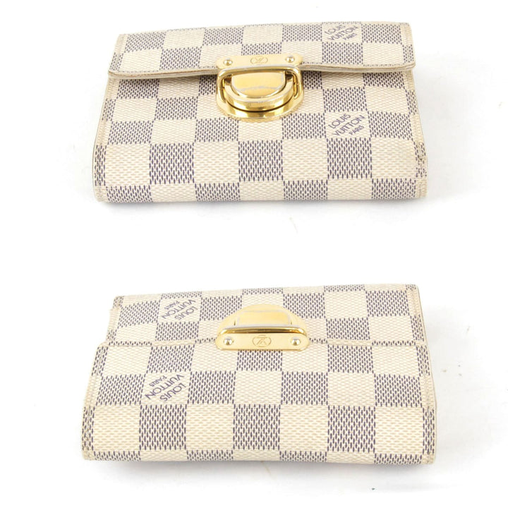 『USED』 
LOUIS VUITTON ルイ・ヴィトン 
 ポルトフォイユ・コアラ N60013 二つ折り財布 
ダミエアズールキャンバス ダミエアズール