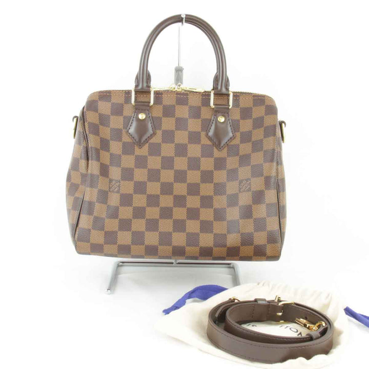 美品『USED』 
LOUIS VUITTON ルイ・ヴィトン 
 スピーディバンドリエール25 N41368 ハンドバッグ 
ダミエキャンバス ダミエ