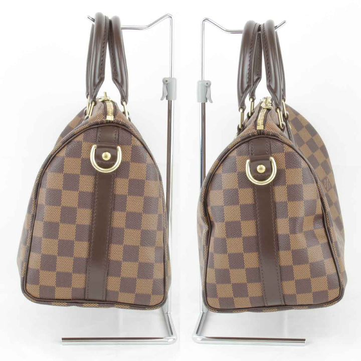 美品『USED』 
LOUIS VUITTON ルイ・ヴィトン 
 スピーディバンドリエール25 N41368 ハンドバッグ 
ダミエキャンバス ダミエ
