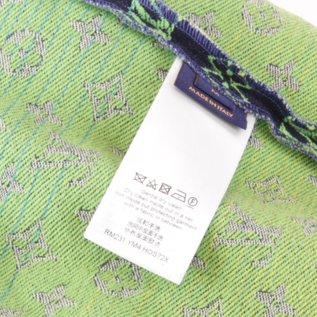 【価格改定】美品『USED』 
LOUIS VUITTON ルイ・ヴィトン 
 半袖シャツ 
コットン マルチカラー