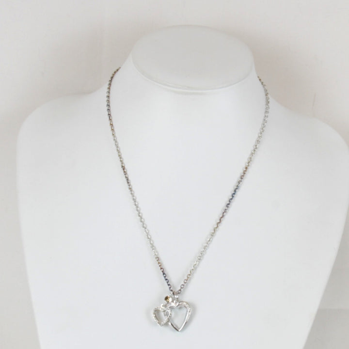 『USED』 
Folli Follie ハートネックレス ステンレス ネックレス