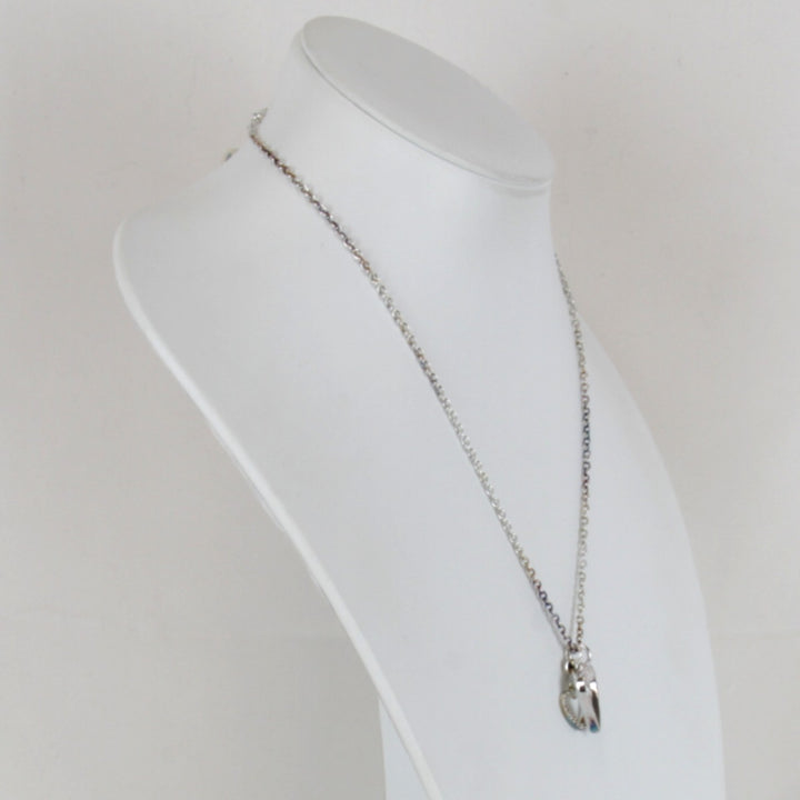 『USED』 
Folli Follie ハートネックレス ステンレス ネックレス