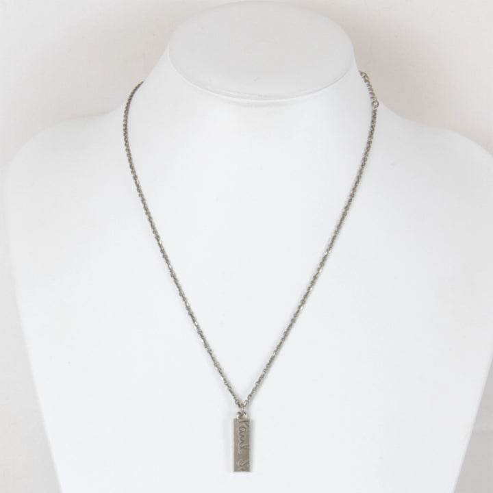 良品『USED』 
 ポールスミス ロゴバー ネックレス