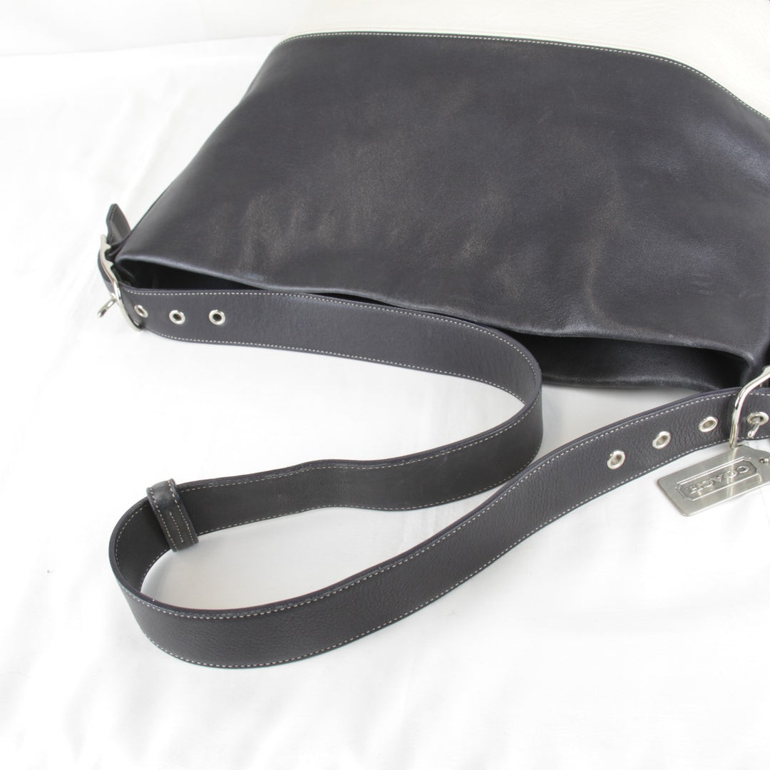 『USED』 
COACH コーチ 
 J1S-9174 ショルダーバッグ 
レザー ネイビー